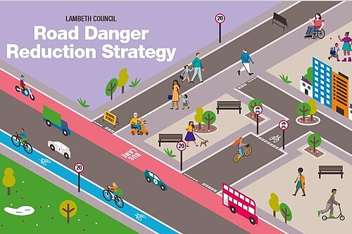 Lambeth Council's Road Danger Reduction graphic 