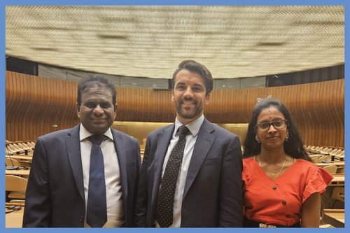 Bobby fights for justice for Tamils at the United Nations